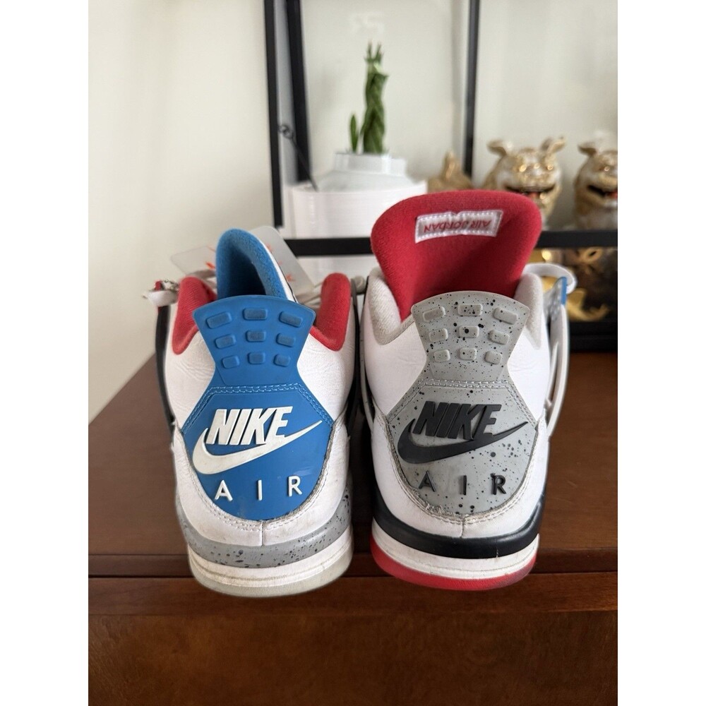 Size 10.5M - Red Nike Air Jordan 4 Retro SE "What The" - Picture 4 of 11